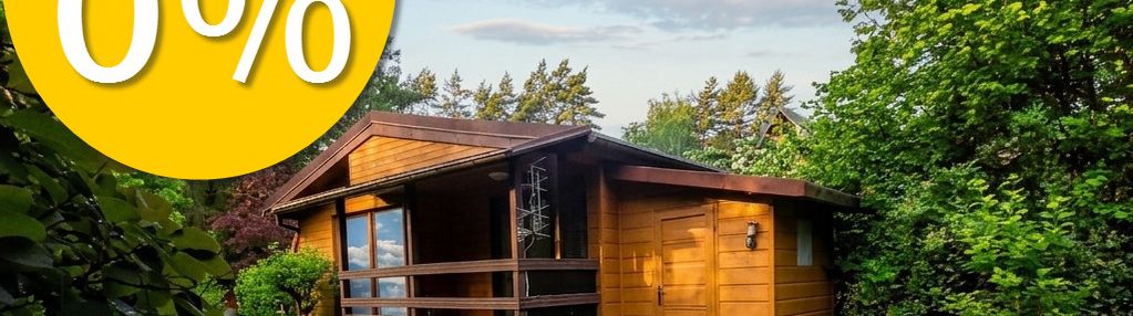 Działka z domkiem letniskowym w otoczeniu lasu | g