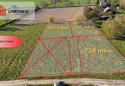 Tylko u nas! 3 działki budowlane pod lasem.