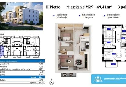 3 pokoje ! 50 m2 ul. zelwerowicza!