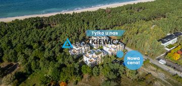 Penthouse z widokiem na morze, tarasy, 150 m plaża