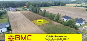Działka budowlana lubliniec wymyślacz  600m2